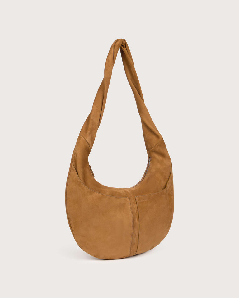 Bolso marrón piel Ova - silueta 3