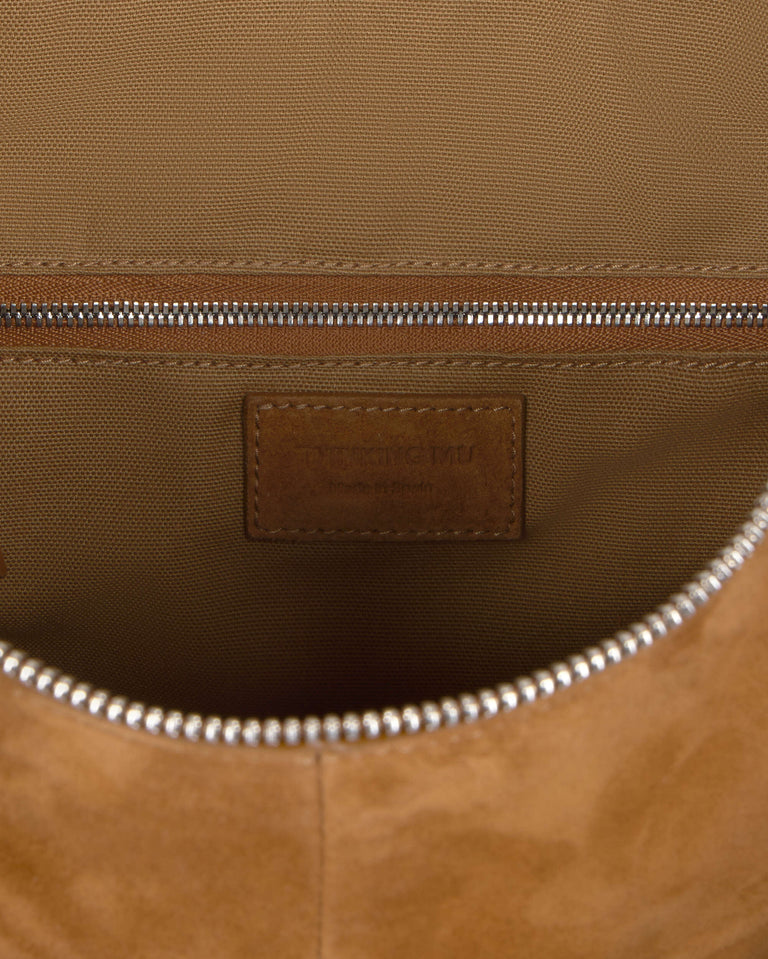 Bolso marrón piel Ova - silueta 5