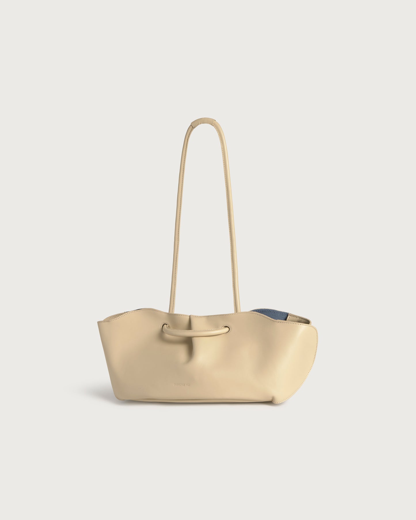 Bolso beige piel Julie sostenible silueta - 1