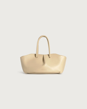 Bolso beige piel Julie sostenible silueta - 3