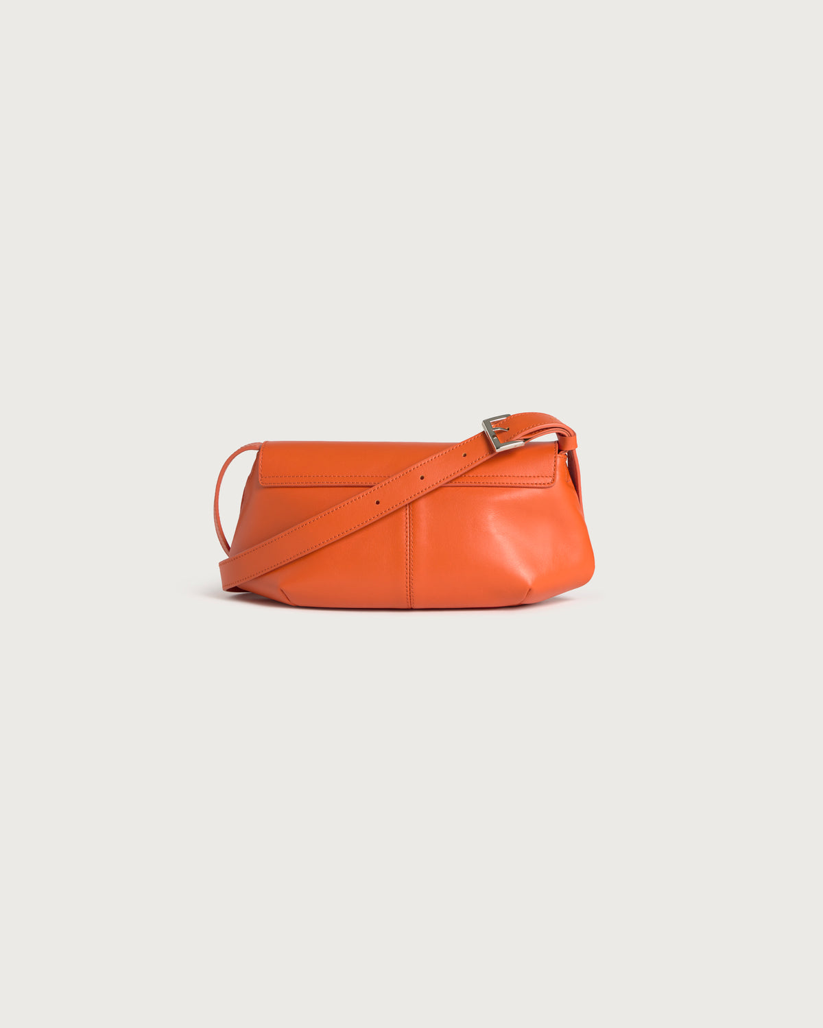 Bolso naranja piel Jennie sostenible silueta - 3