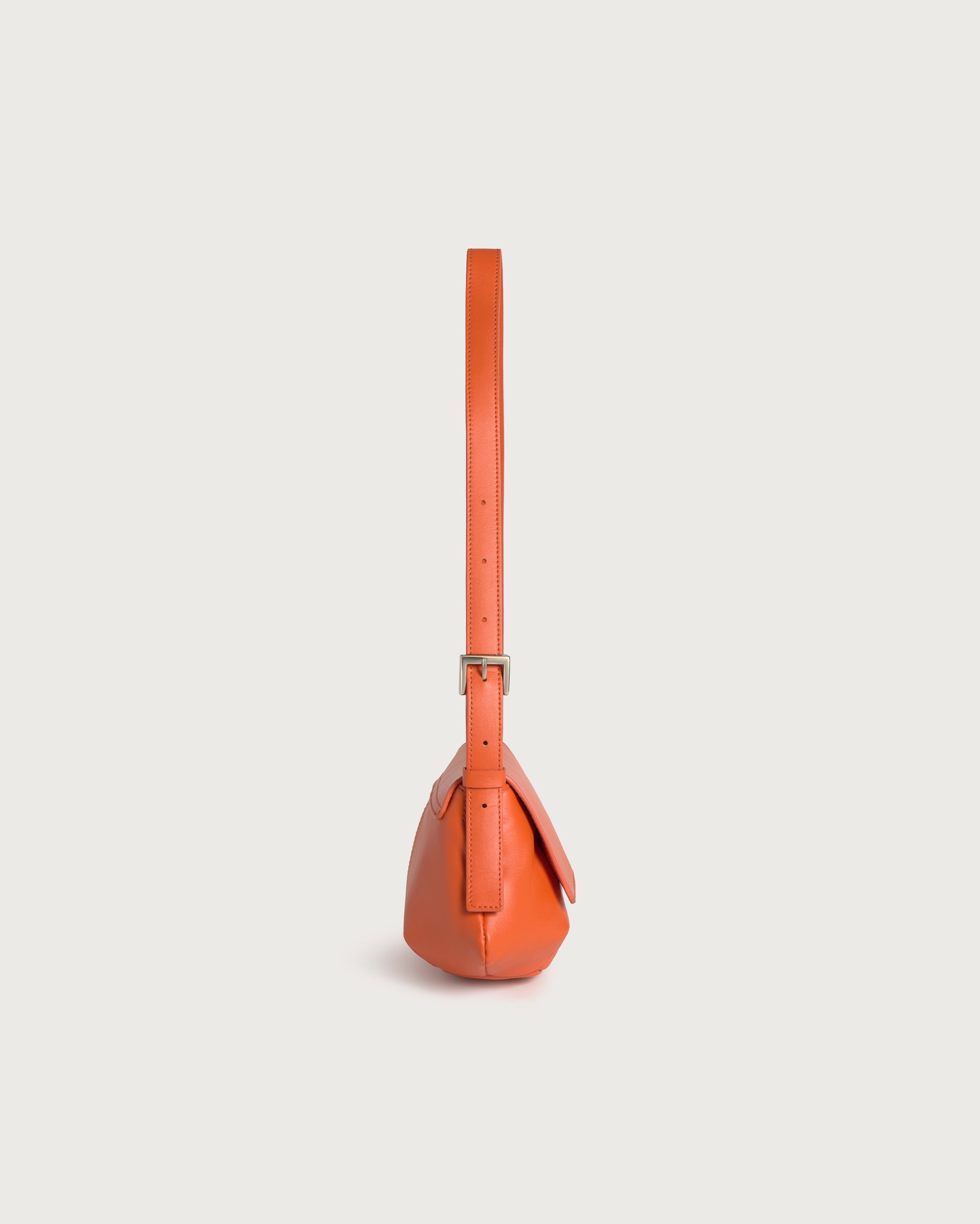 Orange cowhide leather bag Jennie | Thinking Mu