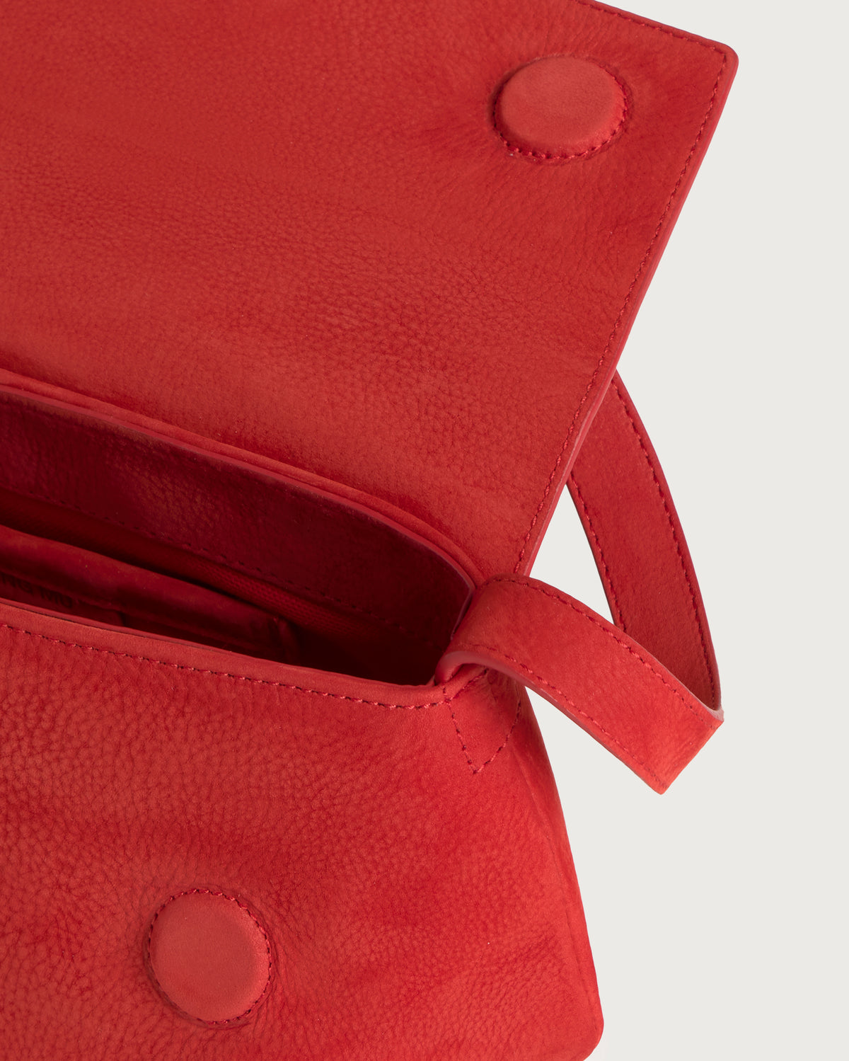 Jennie Ruby Red Leather Handbag