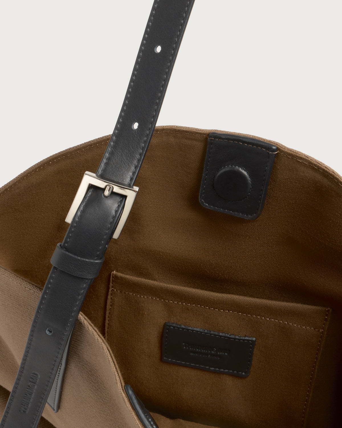 Bolso beige arena canvas Carolyn