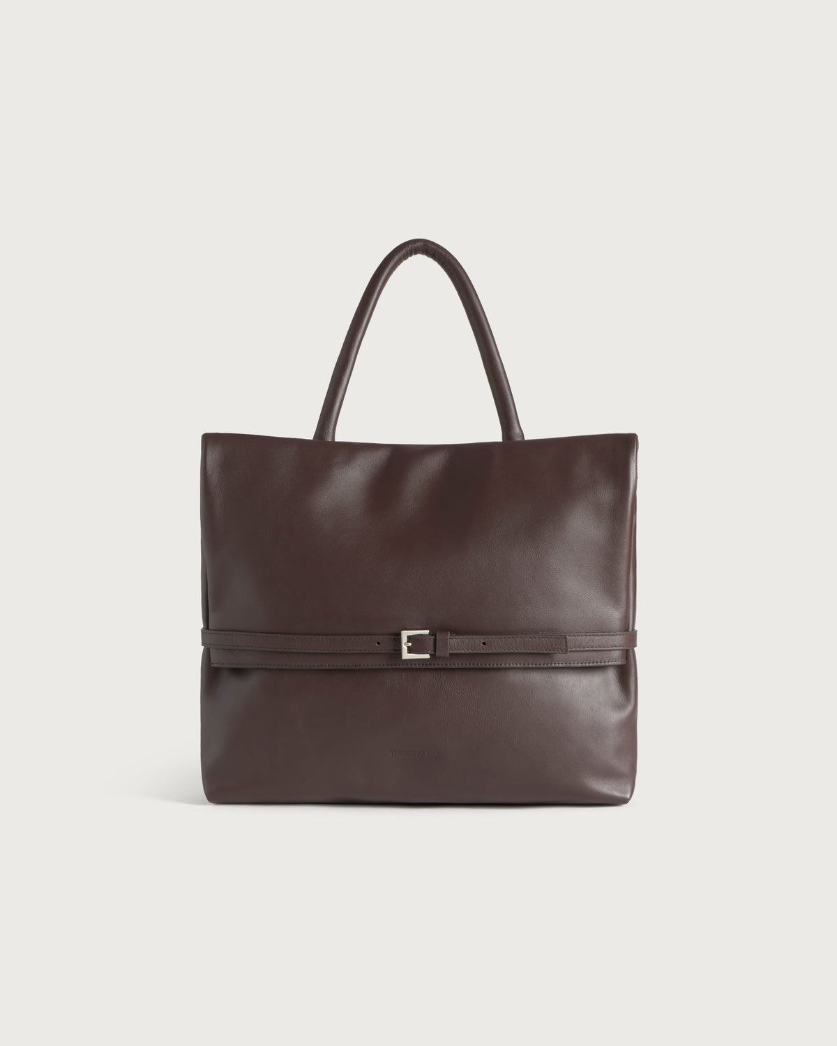 Archivo Walnut Brown Leather Bag