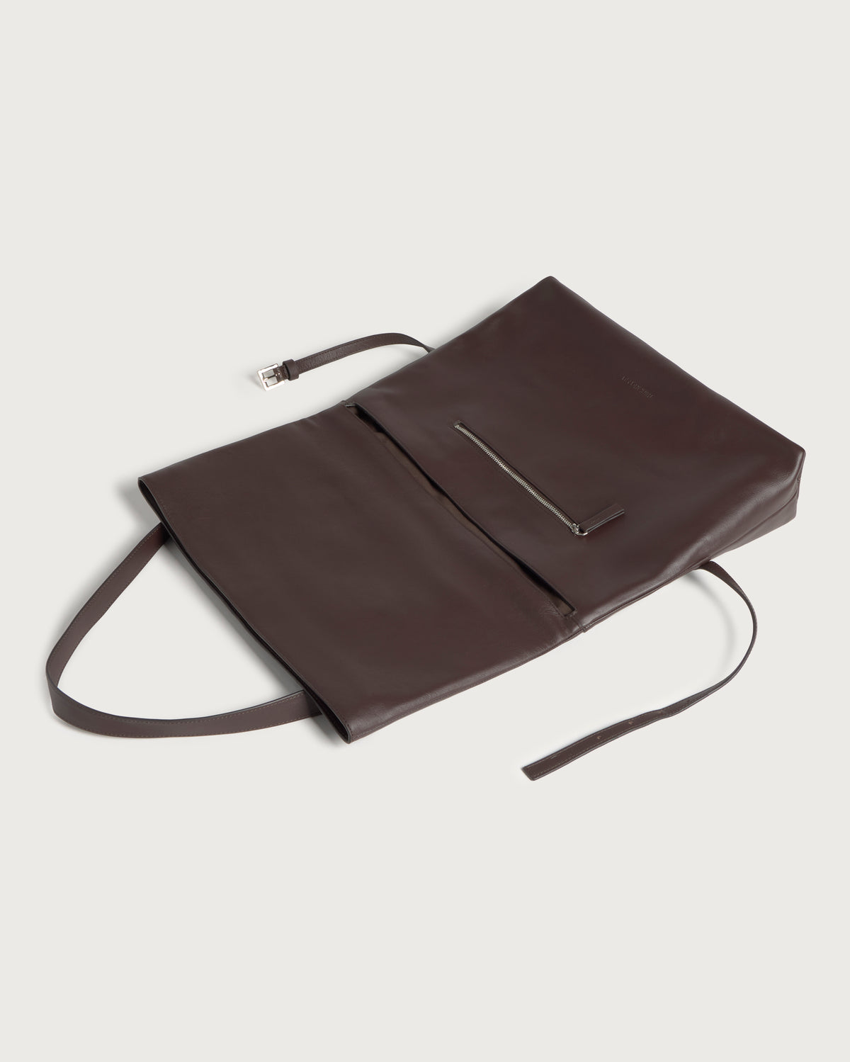 Archivo Walnut Brown Leather Bag
