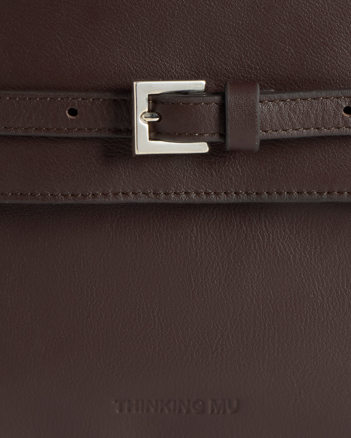 Bolso marrón nogal piel Archivo