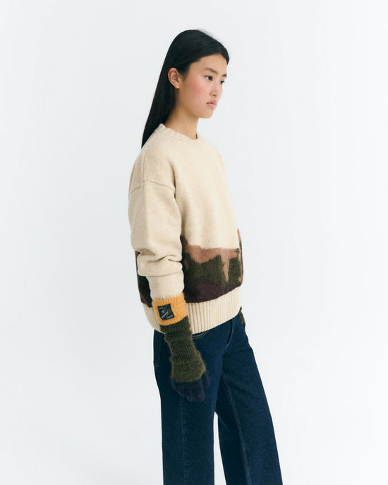 Guantes punto verde mohair Maggie - 2