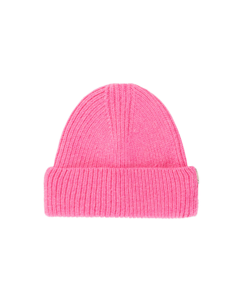 Gorro rosa lana Amor sostenible-silueta-1