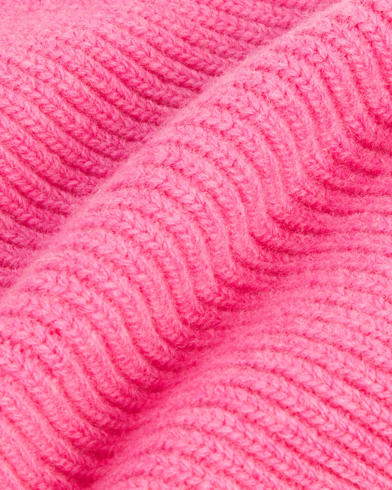 Gorro rosa lana Amor sostenible-silueta-3