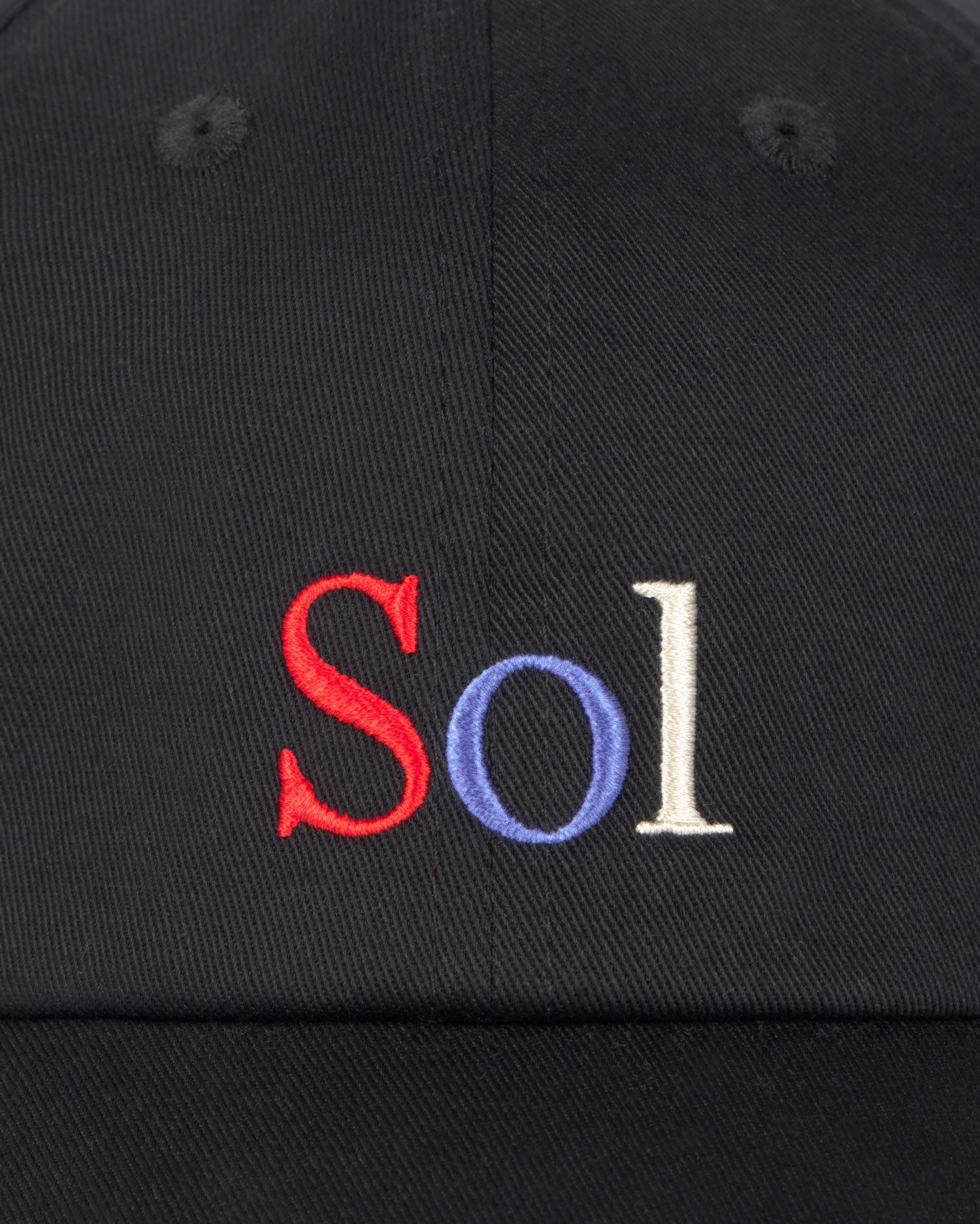 Gorra negra sol type Chris sostenible - silueta 3