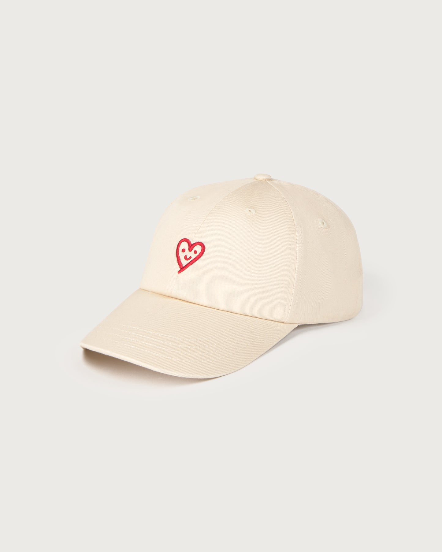 Gorra cruda cutre heart Chris sostenible - silueta 1