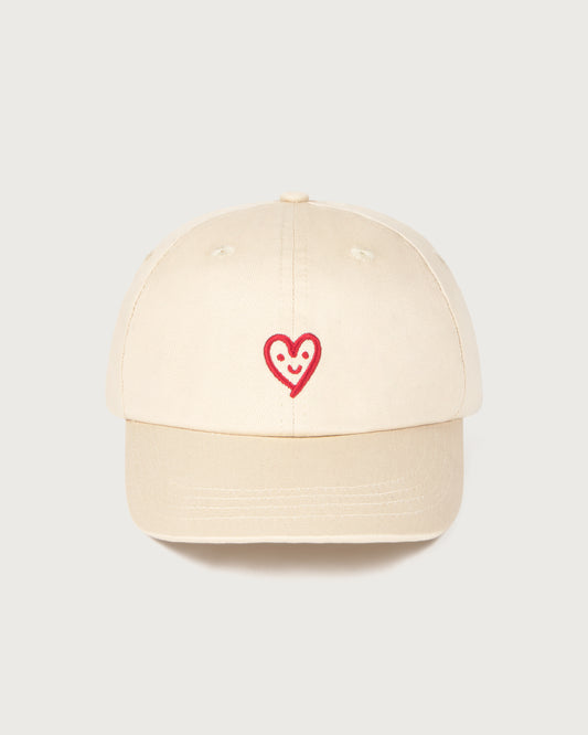 Gorra cruda cutre heart Chris sostenible - silueta 2