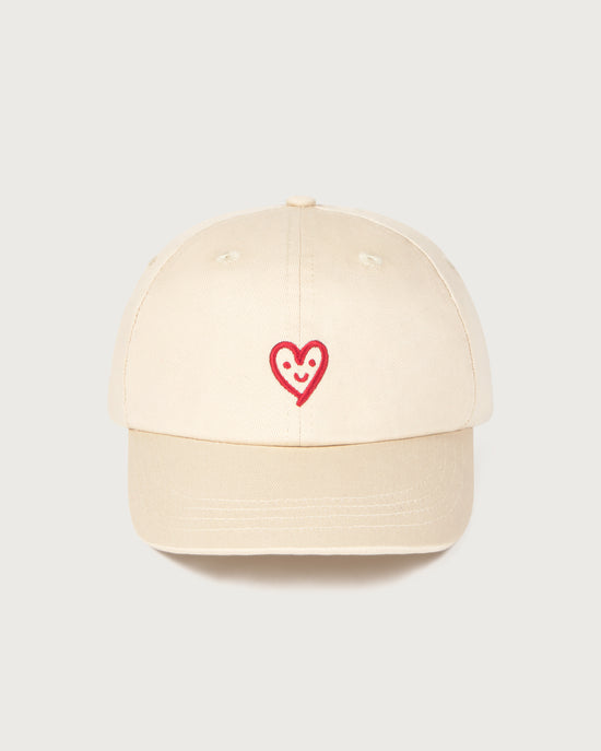 Gorra cruda cutre heart Chris sostenible-silueta-2