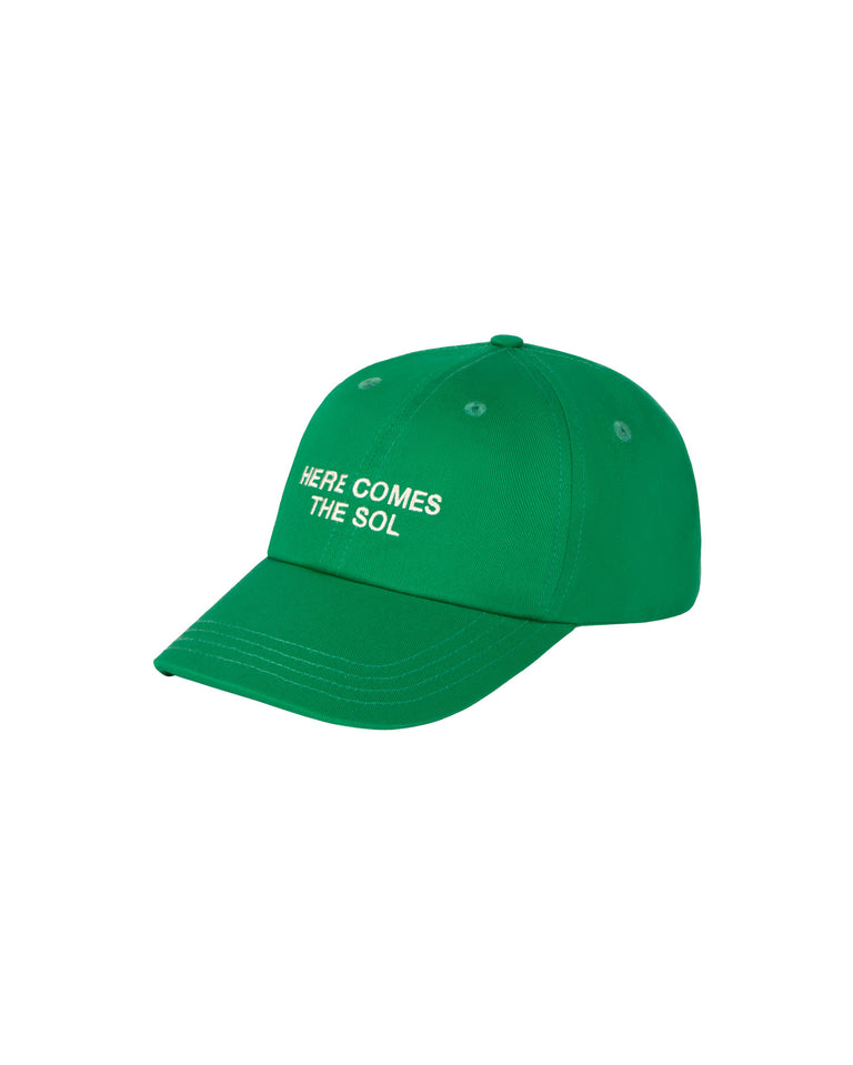 Gorra verde classic sol Chris sostenible-silueta-1