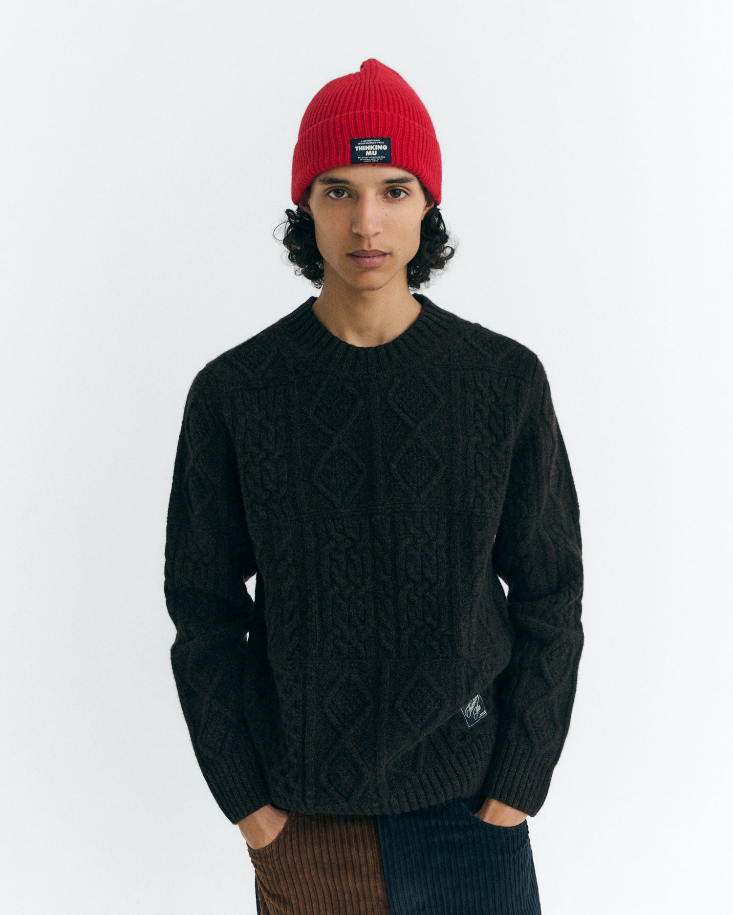 Gorro lana rojo Amor sostenible - 2