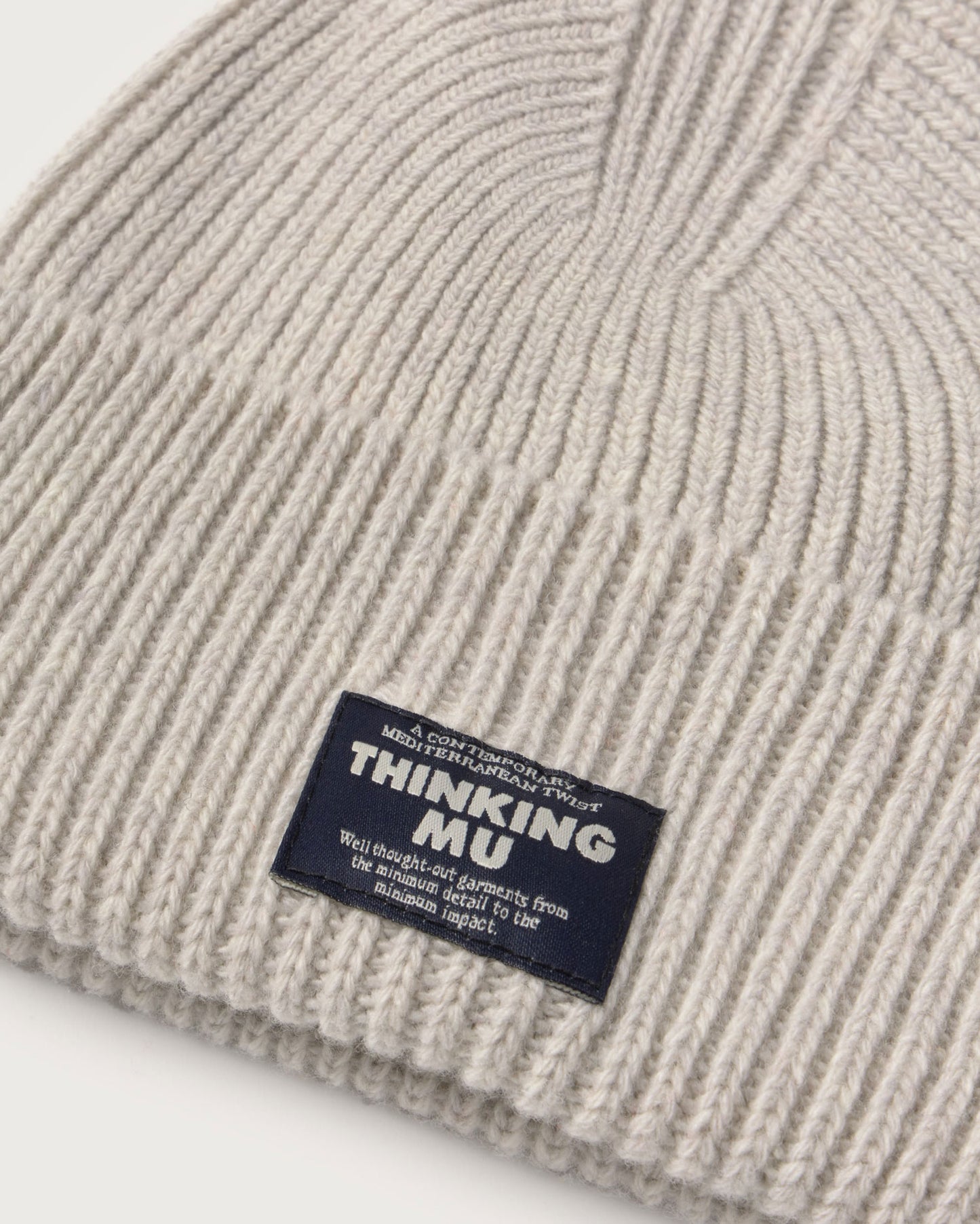 Gorro lana crudo Amor sostenible silueta - 2