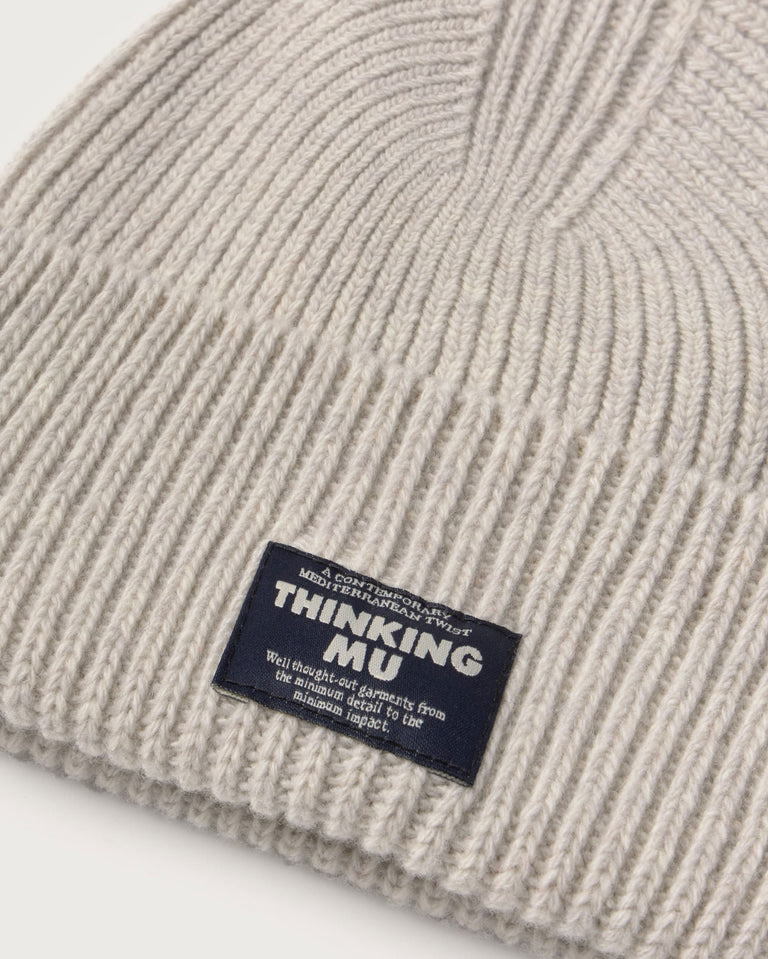 Gorro lana crudo Amor sostenible silueta - 2