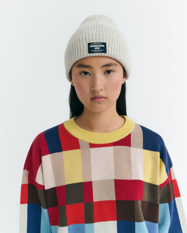 Gorro lana crudo Amor sostenible - 2