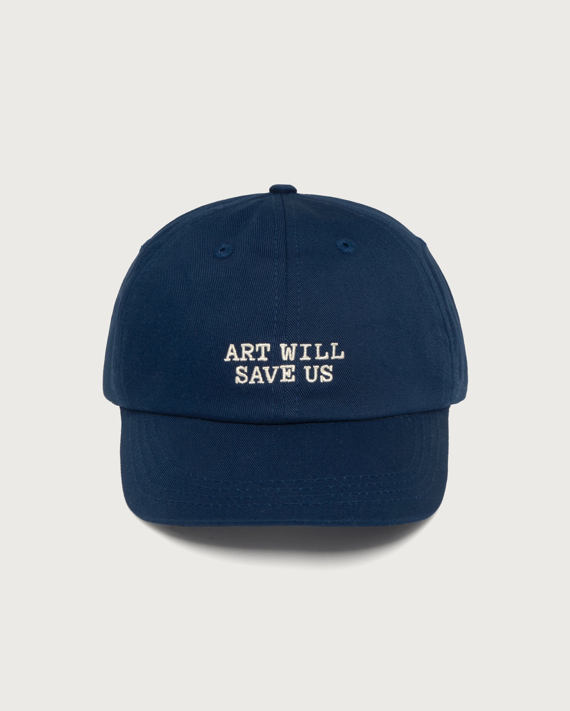 Gorra navy Art will save us Chris sostenible  2