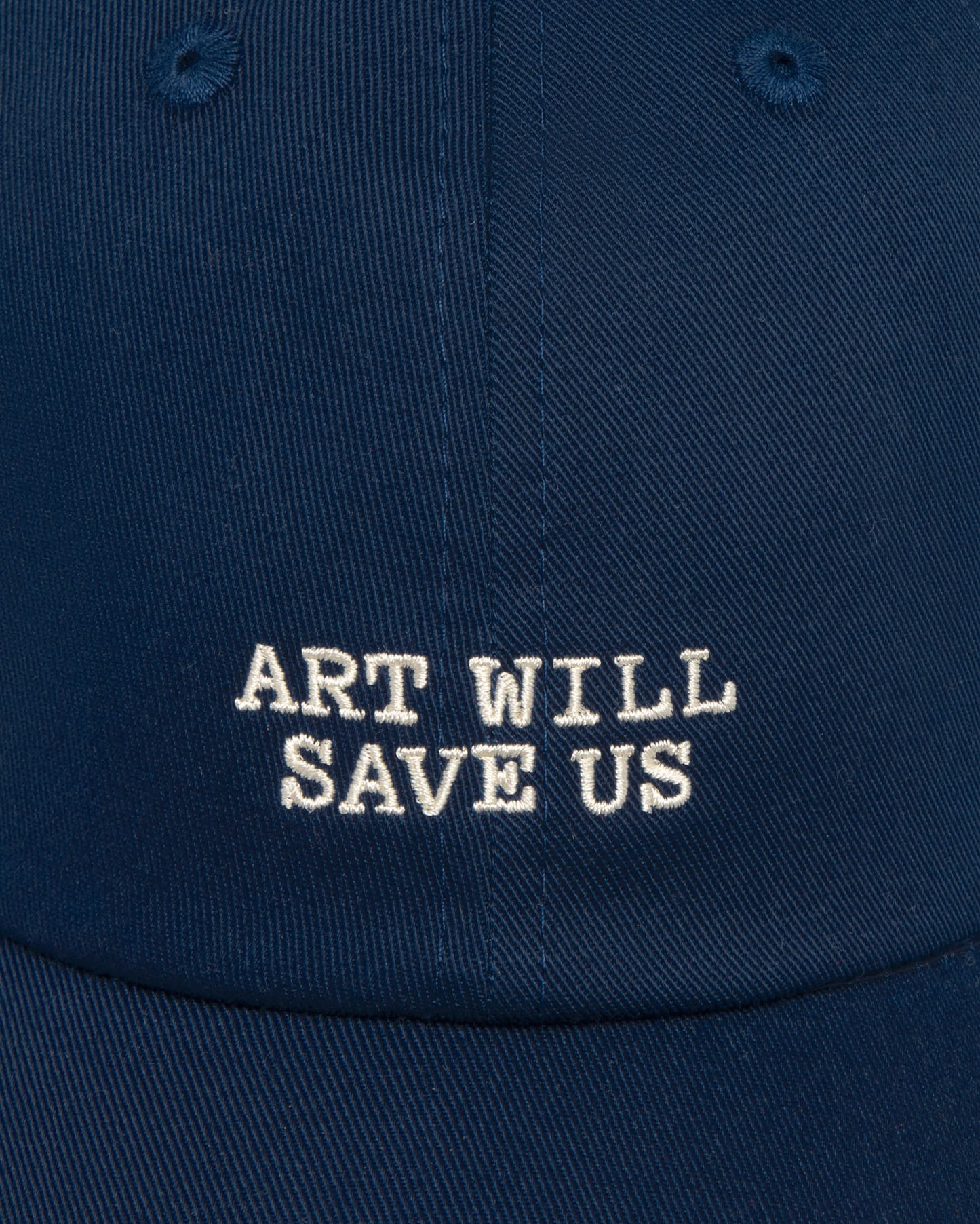 Gorra navy Art will save us Chris sostenible  3