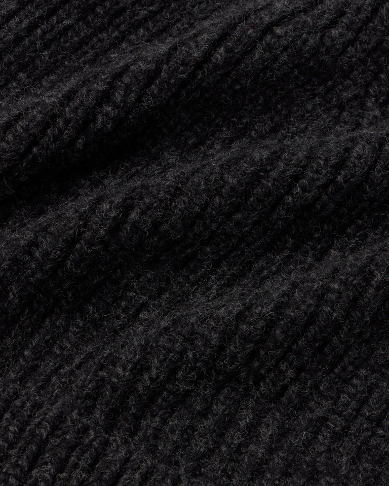 Gorro lana gris Ruby sostenible silueta - 2