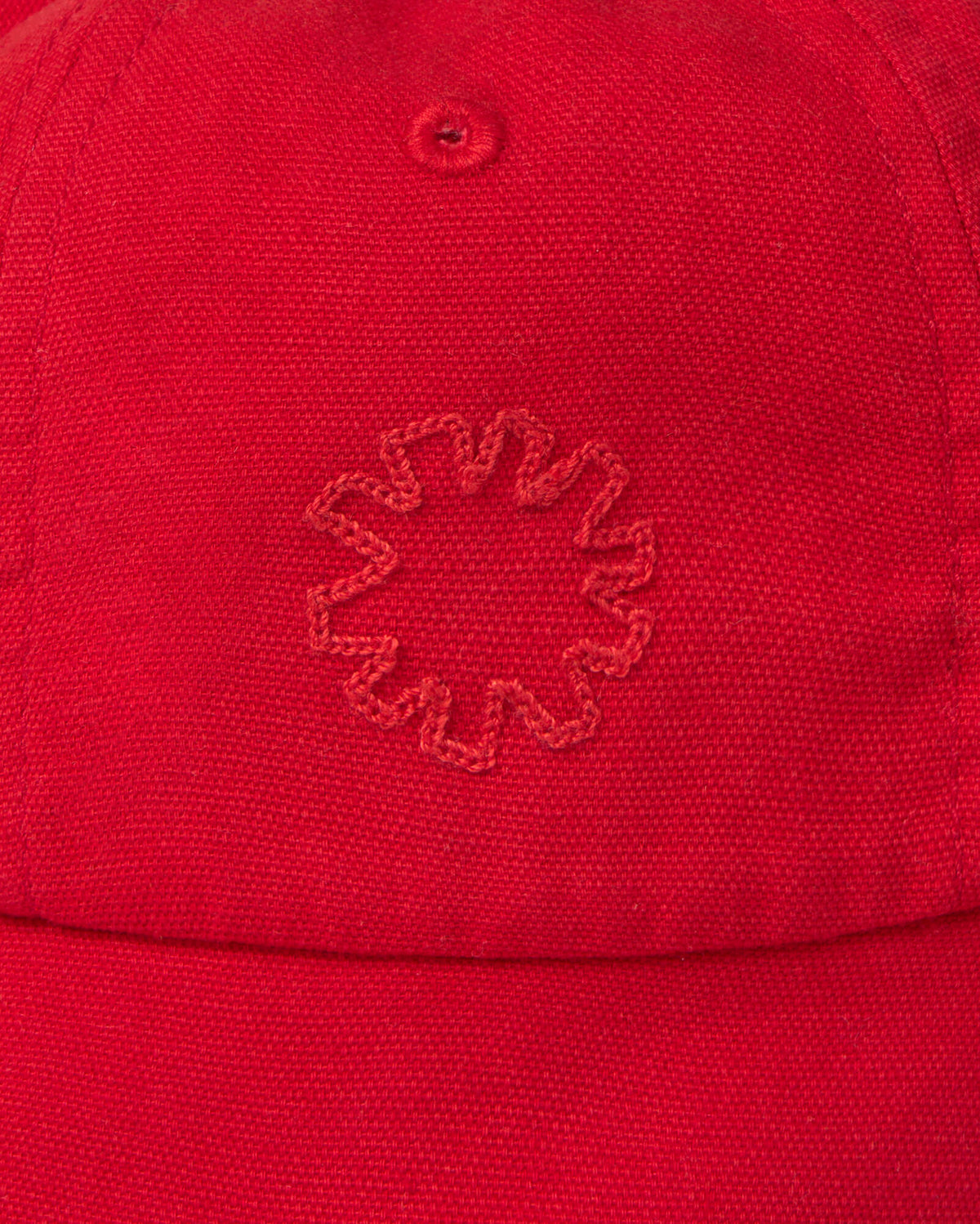 Gorro bucket rojo Norfeu sostenible silueta - 3