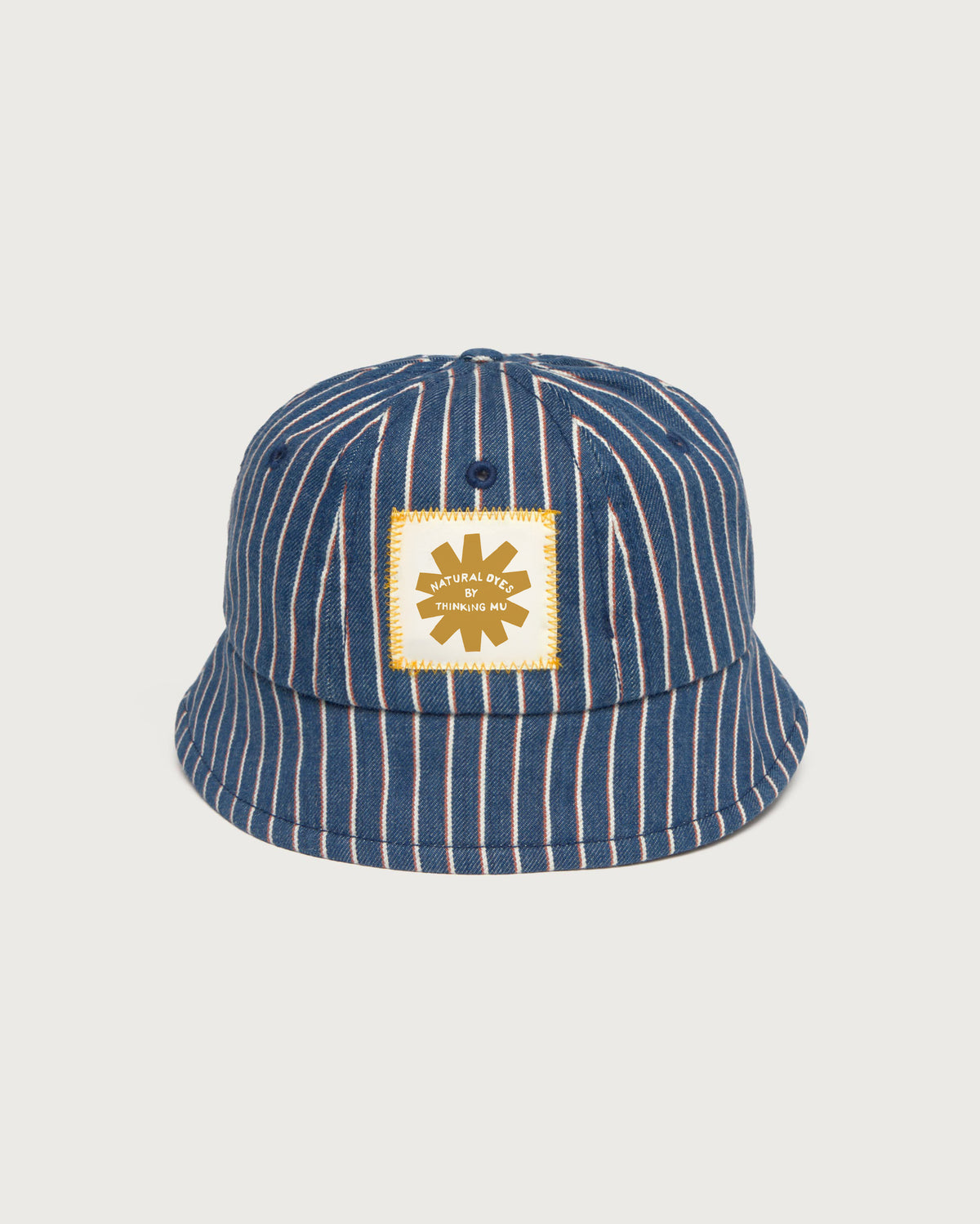 Gorro rayas tinte natural railway Norfeu sostenible silueta - 1