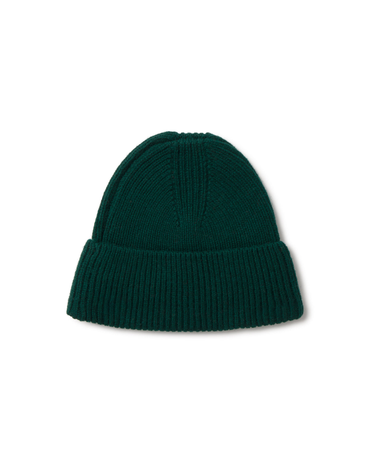 Gorro lana verde Amor sostenible silueta - 2