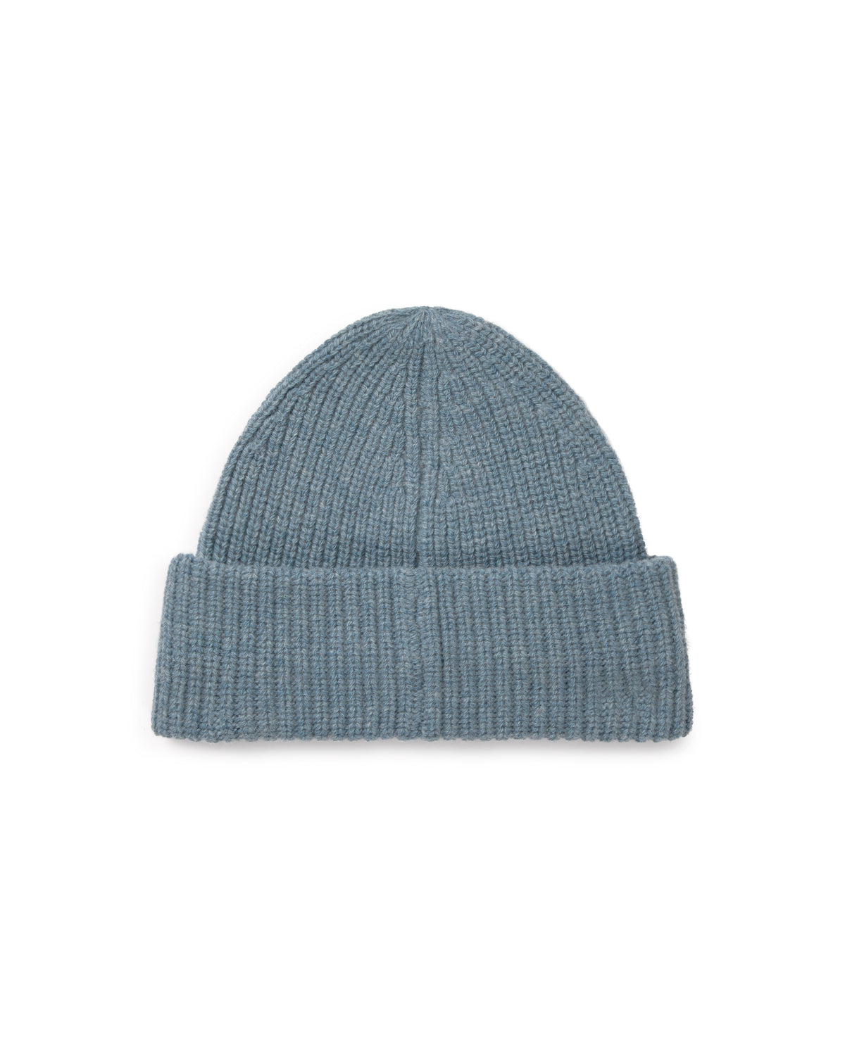 Gorro lana azul Ruby sostenible silueta - 2