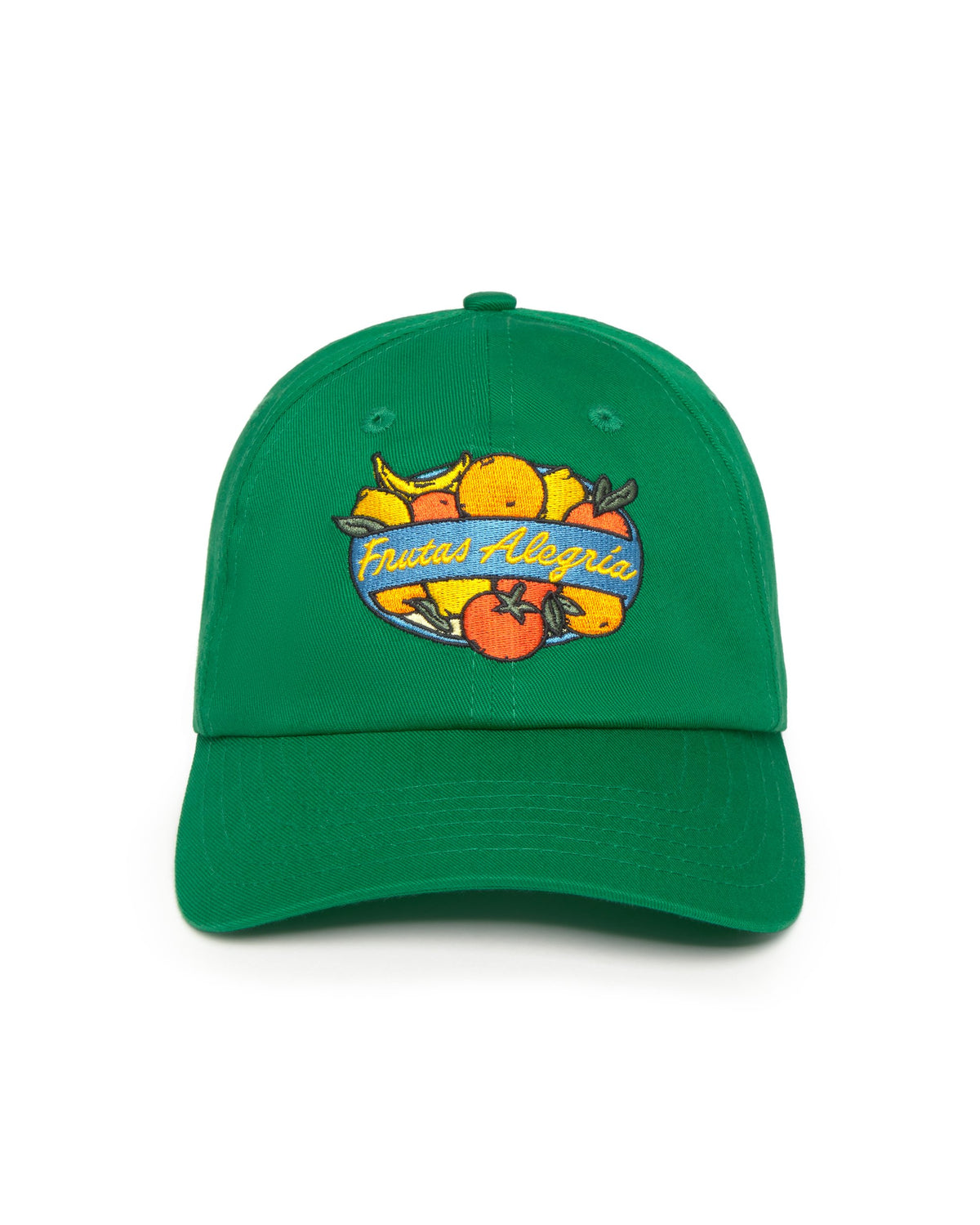 Gorra frutas verde sostenible silueta - 3