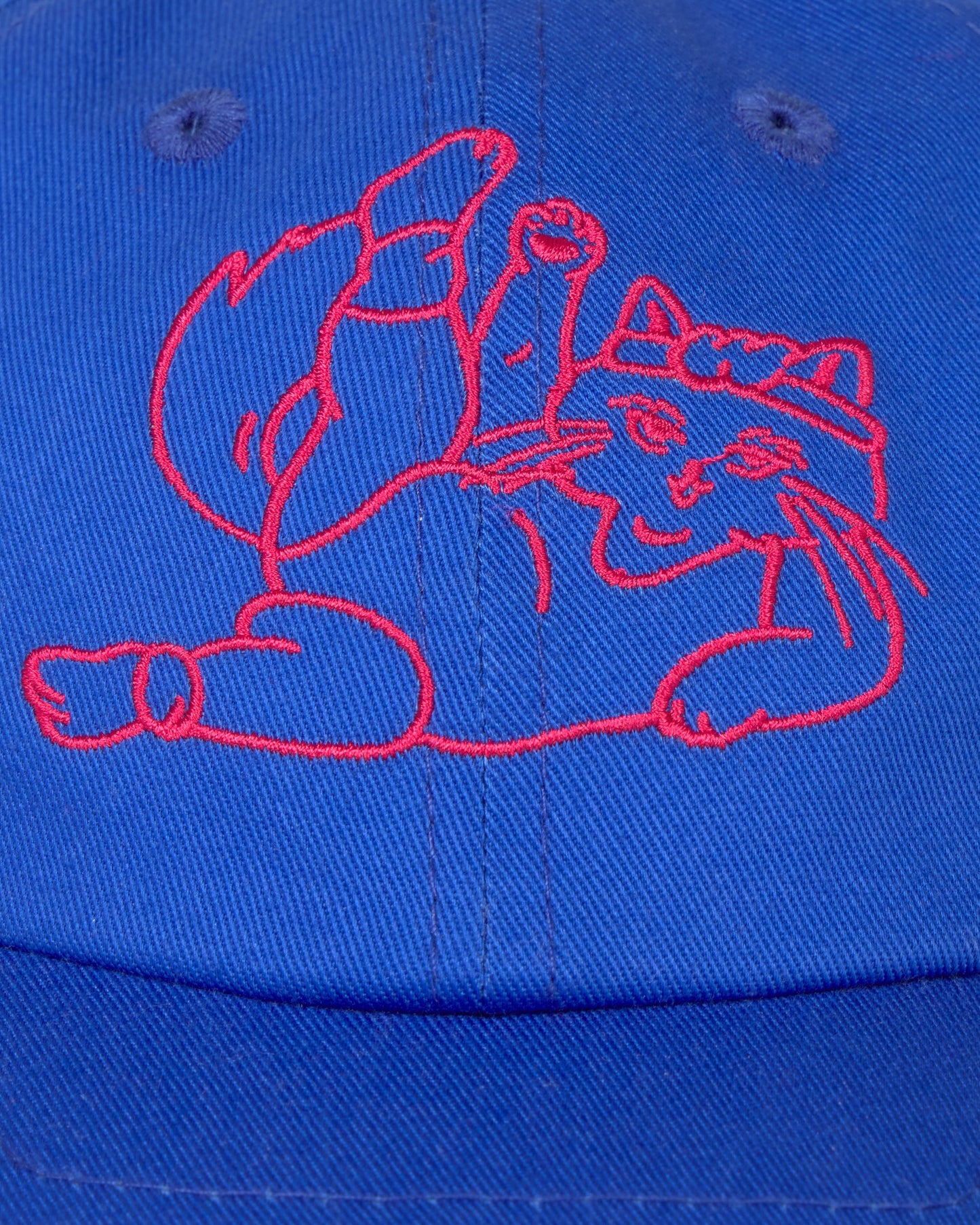Gorra meowrobics azul sostenible silueta - 4