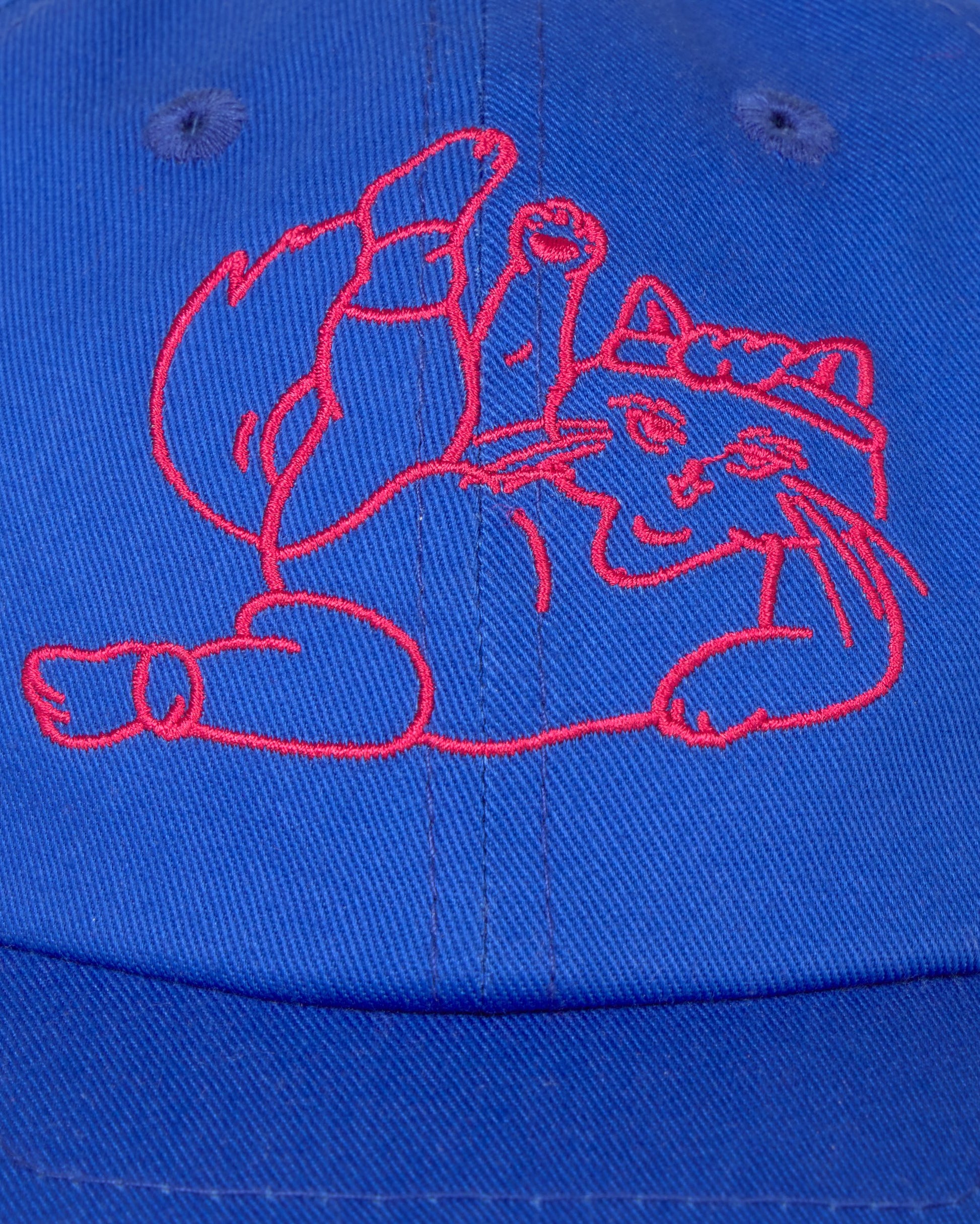 Gorra meowrobics azul sostenible silueta - 4