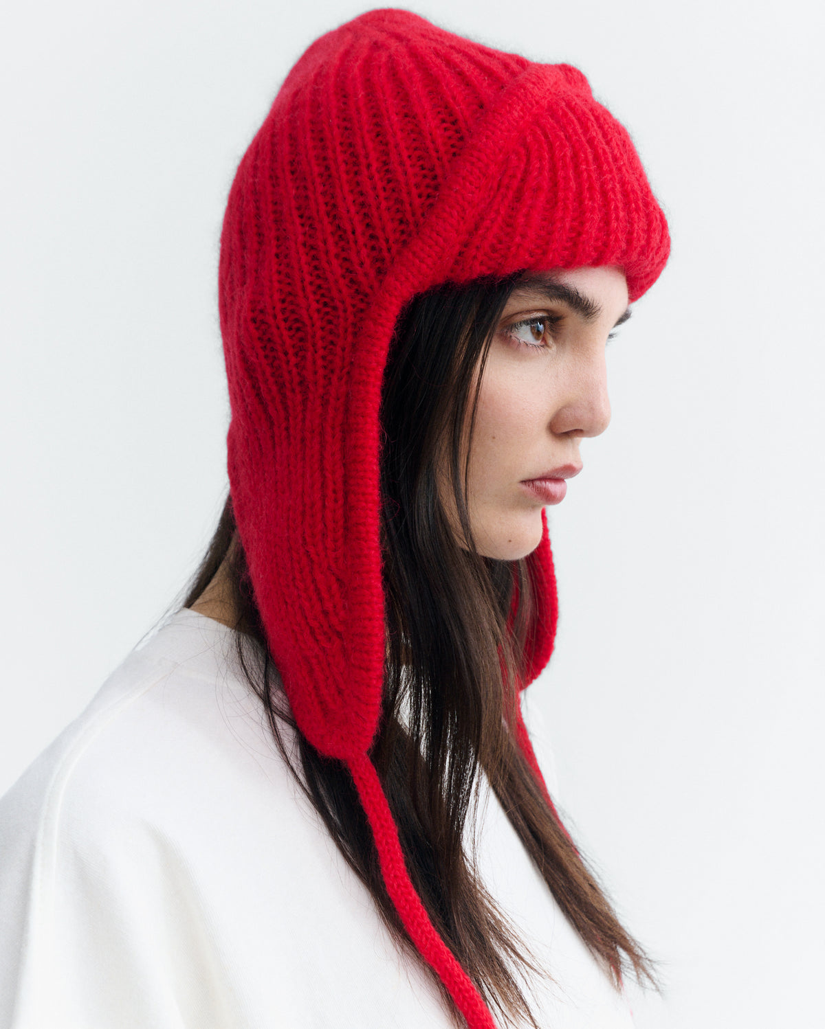 Gorro lana rojo Oleg sostenible - 2