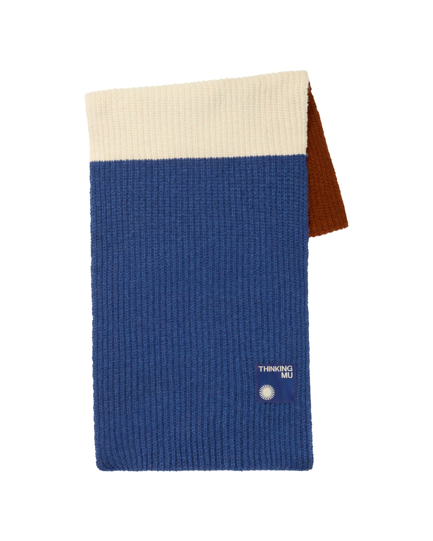 Bufanda multicolor lana berry Ghede sostenible - silueta 3