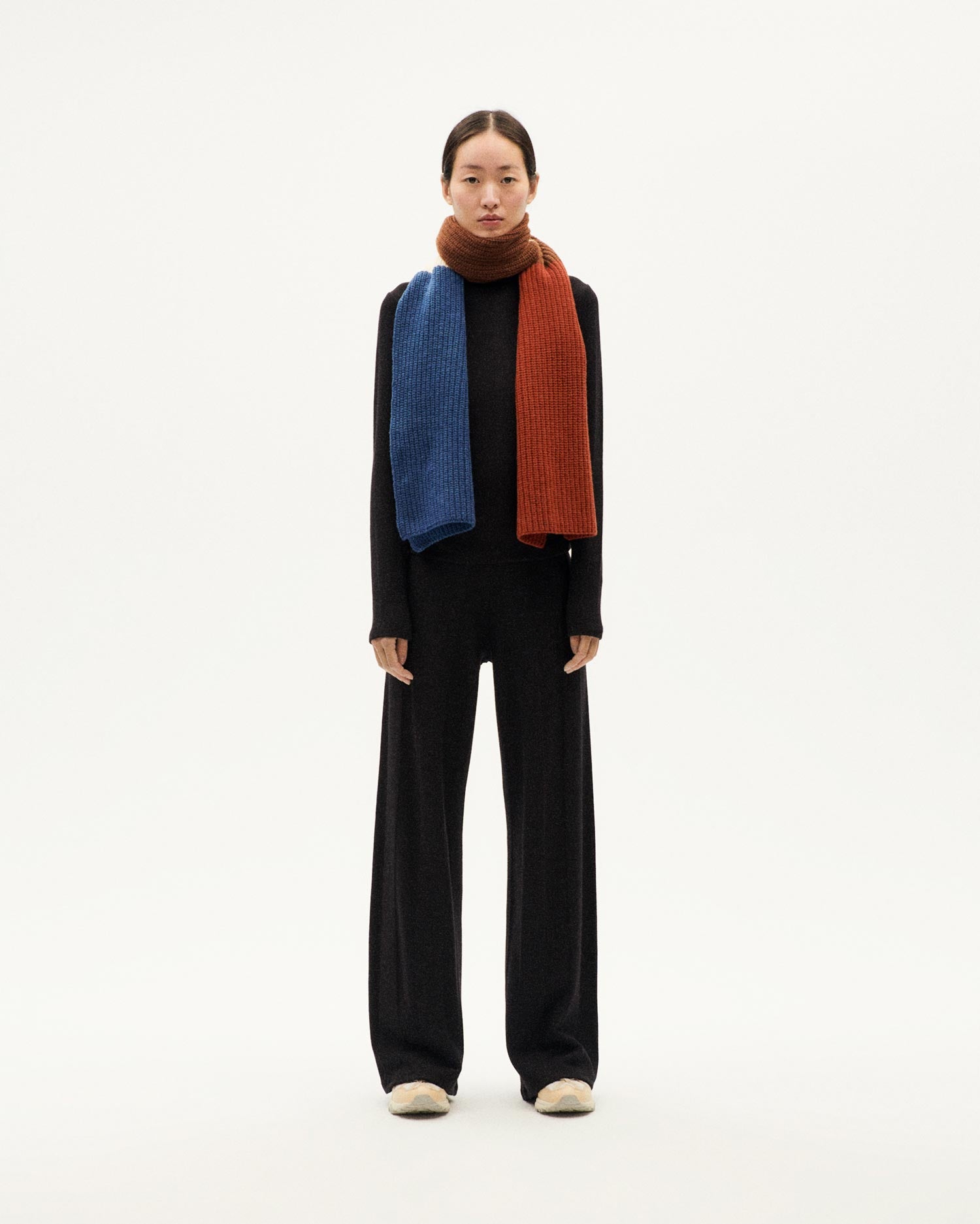 Bufanda multicolor lana berry Ghede sostenible-3