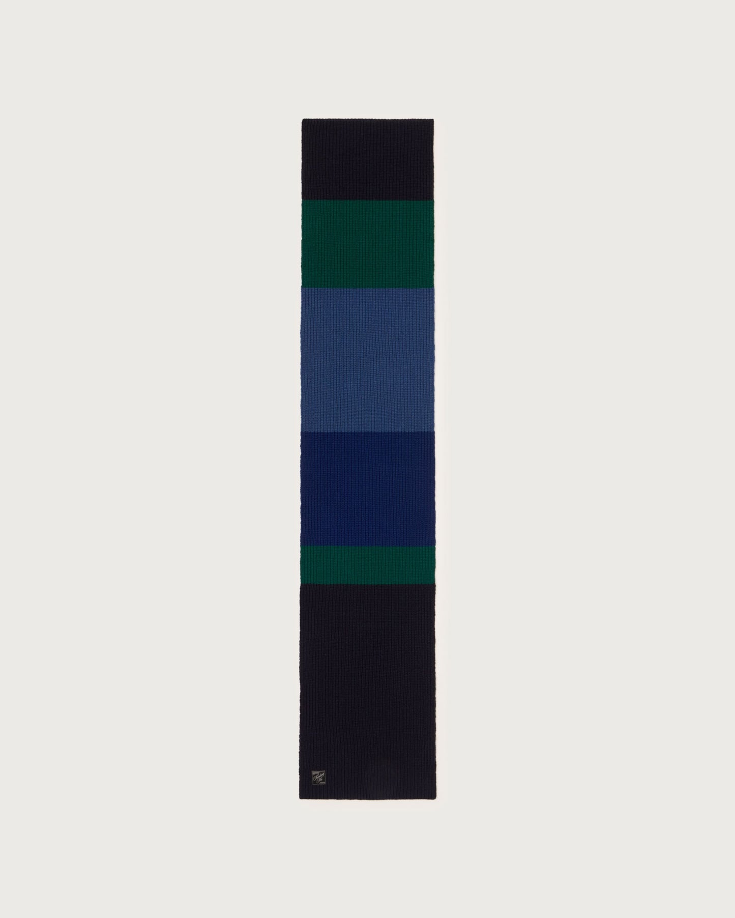 Bufanda lana verde Ghede sostenible silueta - 1