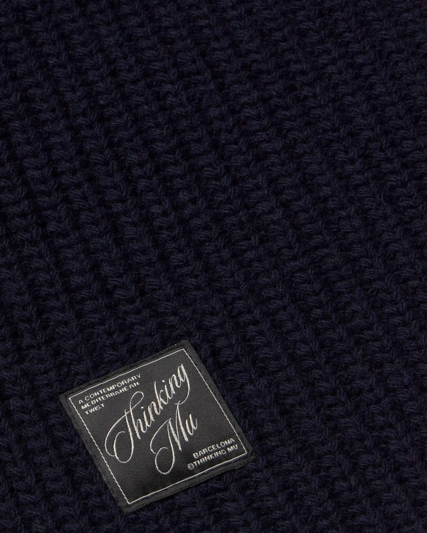 Bufanda lana verde Ghede sostenible silueta - 3