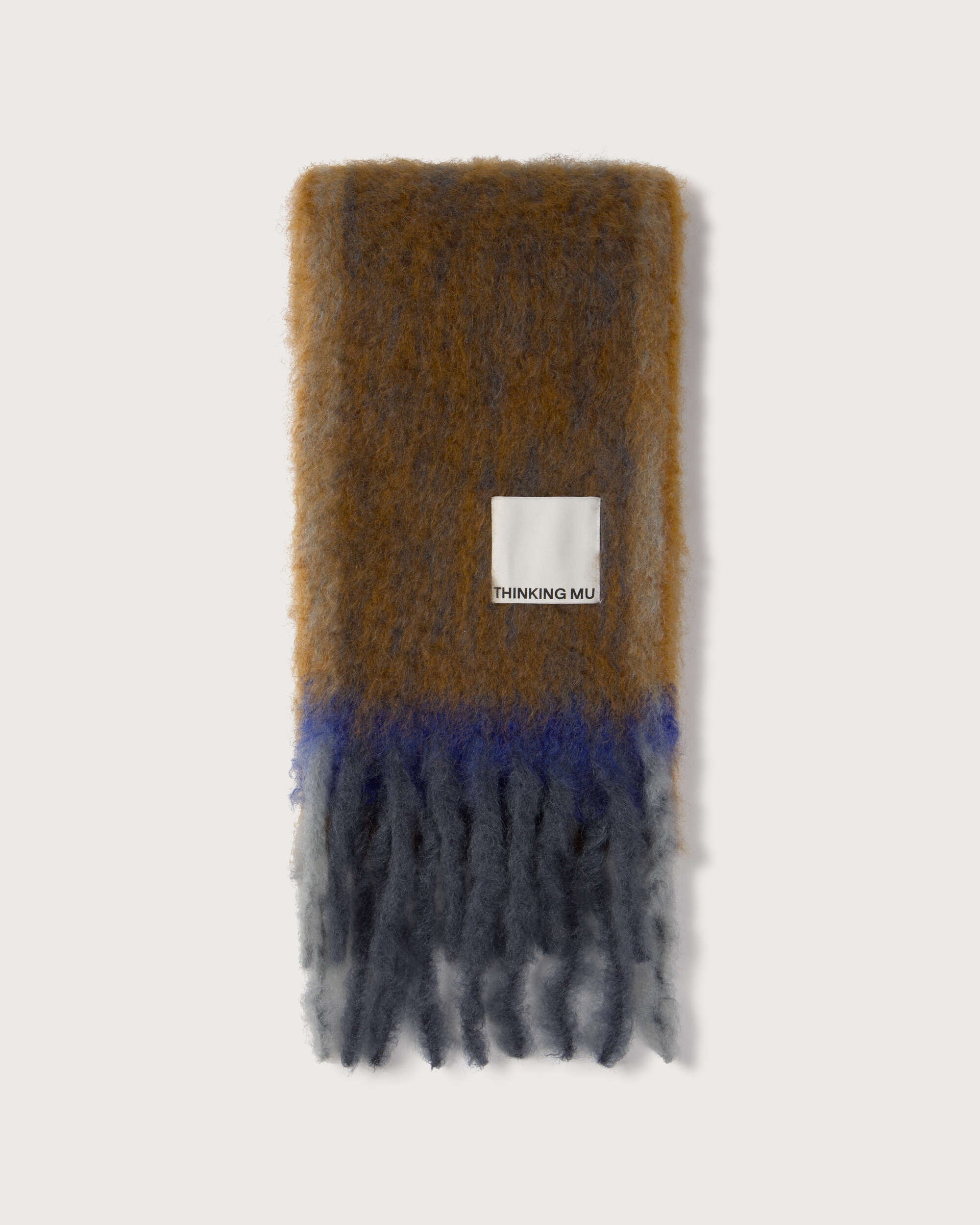 Bufanda marrón Twist Frame - silueta 1