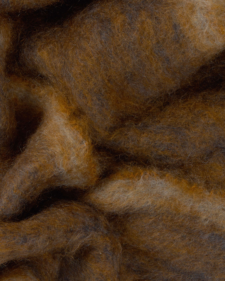 Bufanda marrón Twist Frame - silueta 3