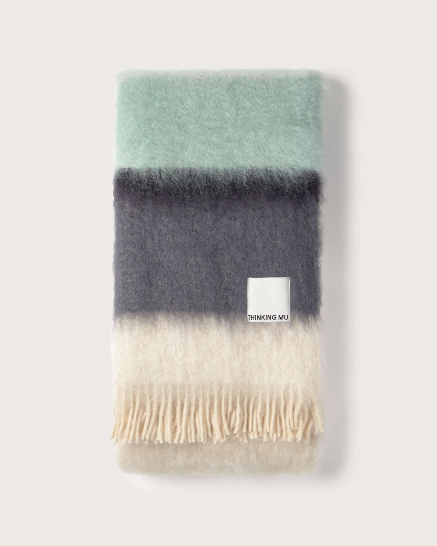 Manta multicolor azul Serenity Ezcaray - 1