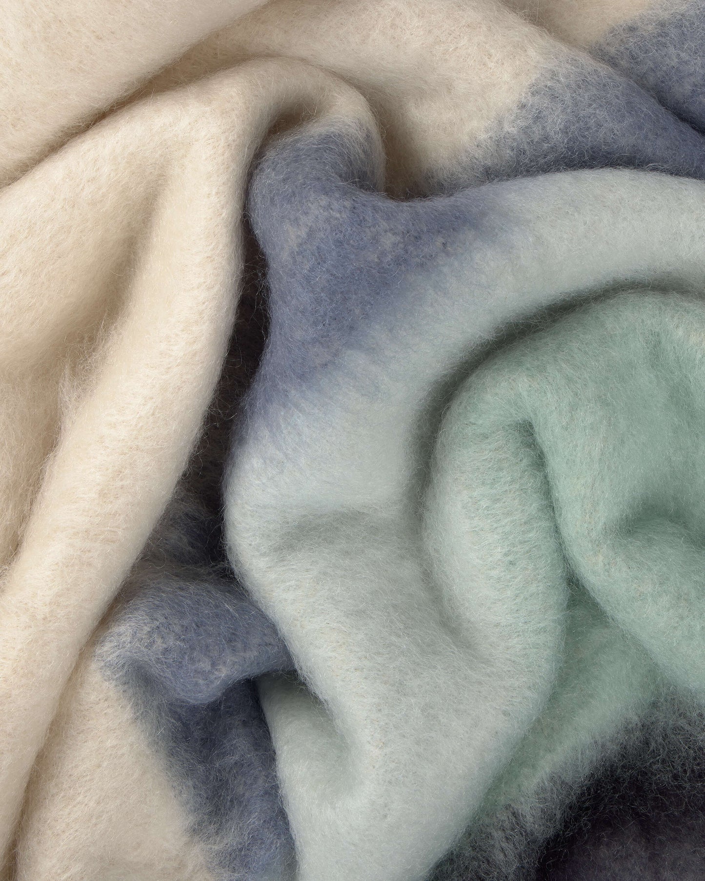 Manta multicolor azul Serenity Ezcaray - 2