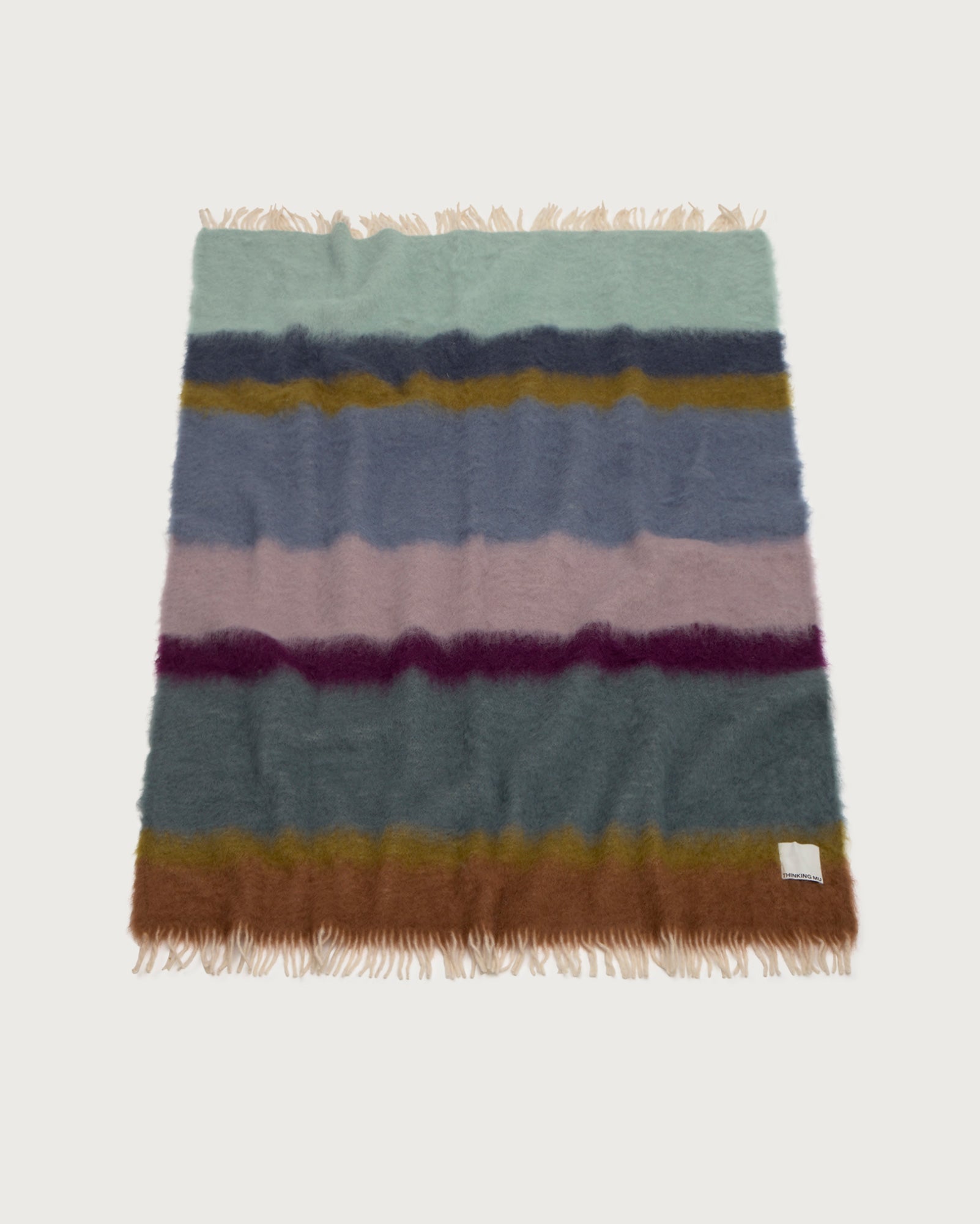 Manta multicolor azul Matisse Ezcaray - 2