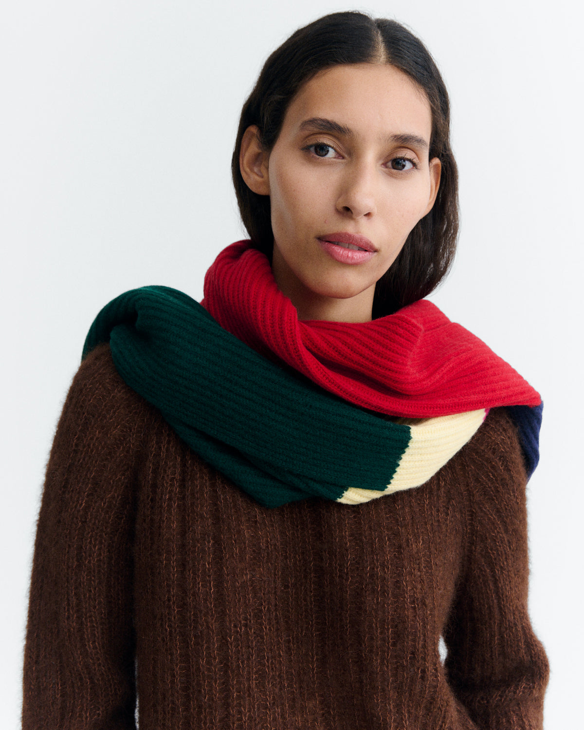 Bufanda lana multicolor Ghede sostenible - 1