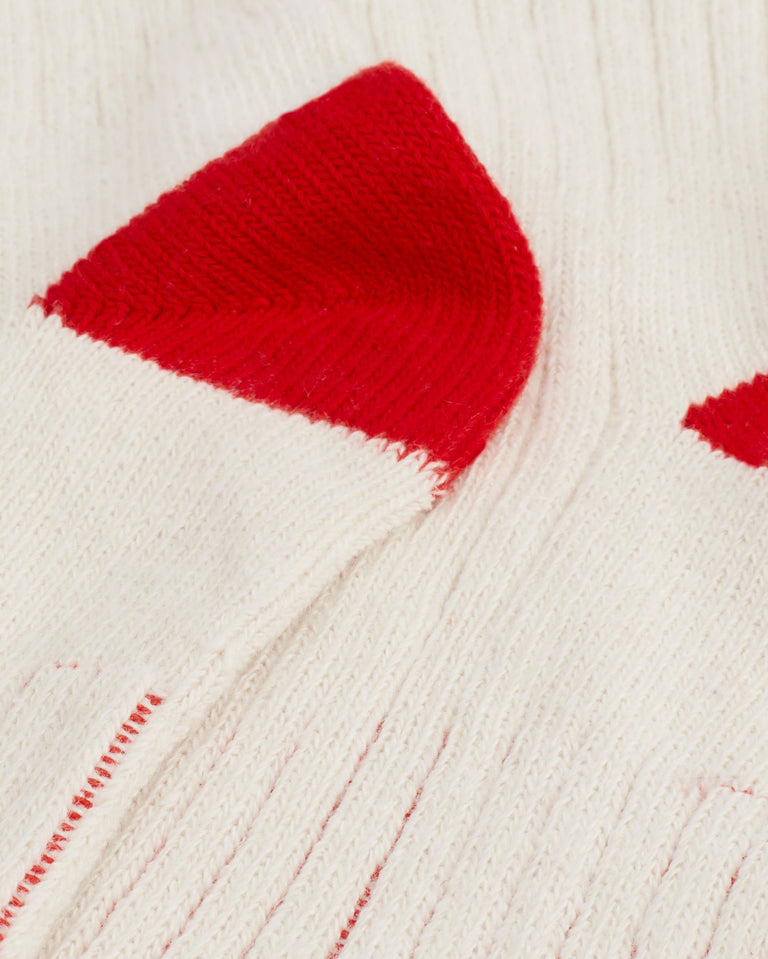 Red sustainable socks Hemp Peu