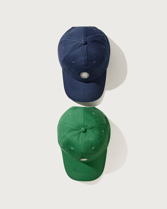 Pack casquettes Navy contrastée et Green contrastée