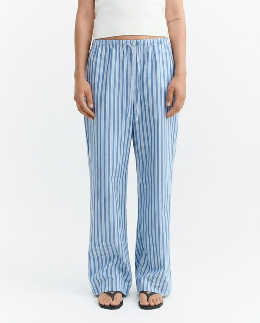 Brigitte blue striped relaxed pants