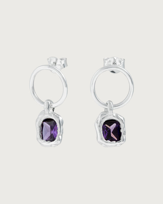 Boucles d'oreilles violettes(J2) Moira impulse