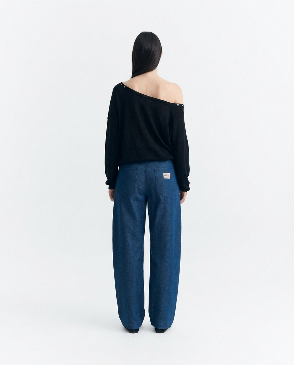 Indigo natural dyes Marissa barrel jeans