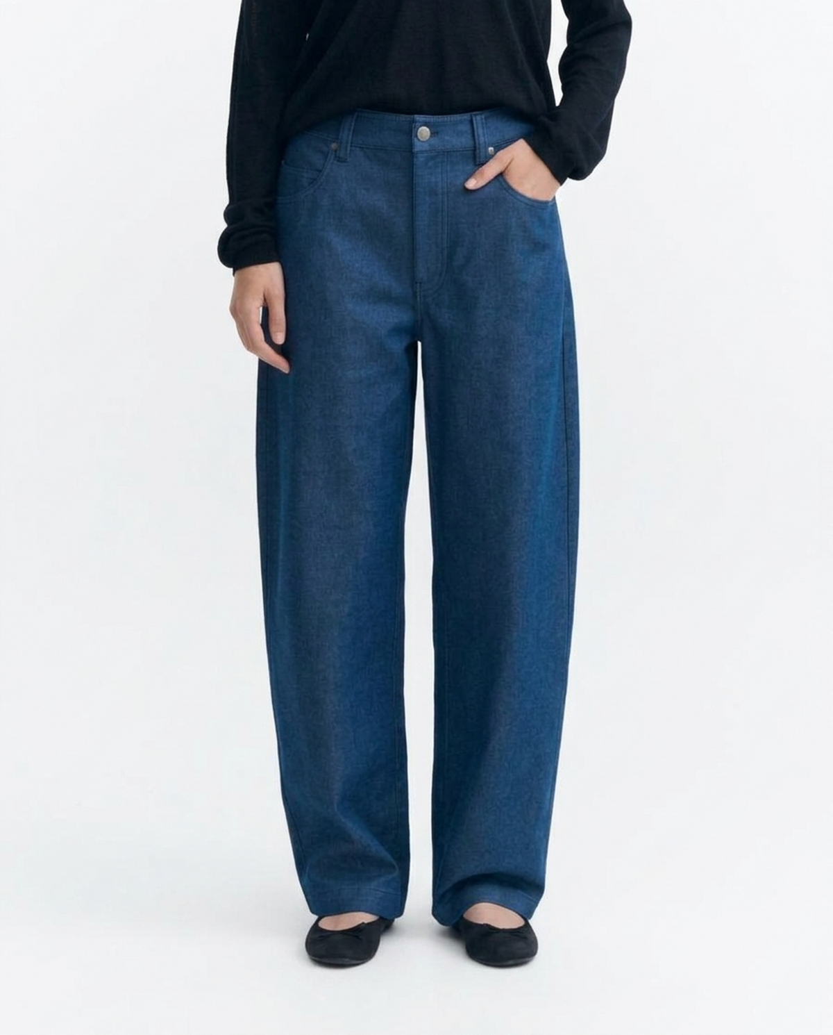 Indigo natural dyes Marissa barrel jeans